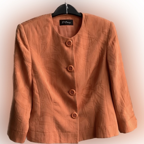 EUC vintage designer Cotton jacket suit blazer - Picture 3 of 11